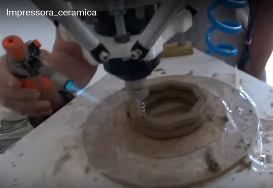 3D керамика - полный цикл изготовления на видео